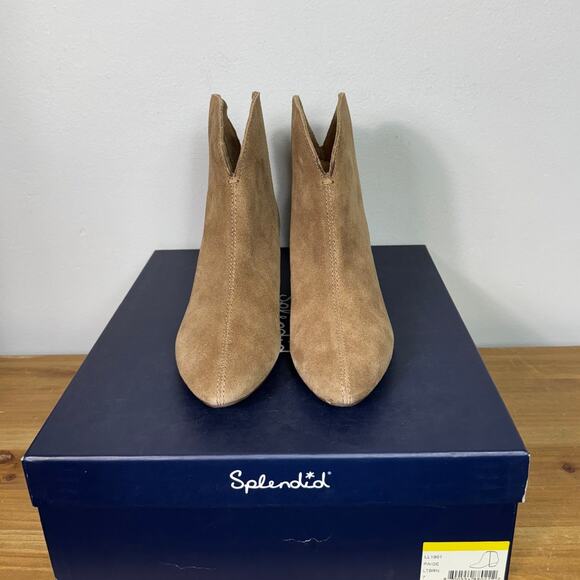 Splendid Paige Western Ankle Booties in Light Brown Size 7 - Picture 2 of 9